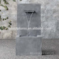 Hot sale small grey marble garden stone fountain sculpture outdoor wall fountain waterfalls